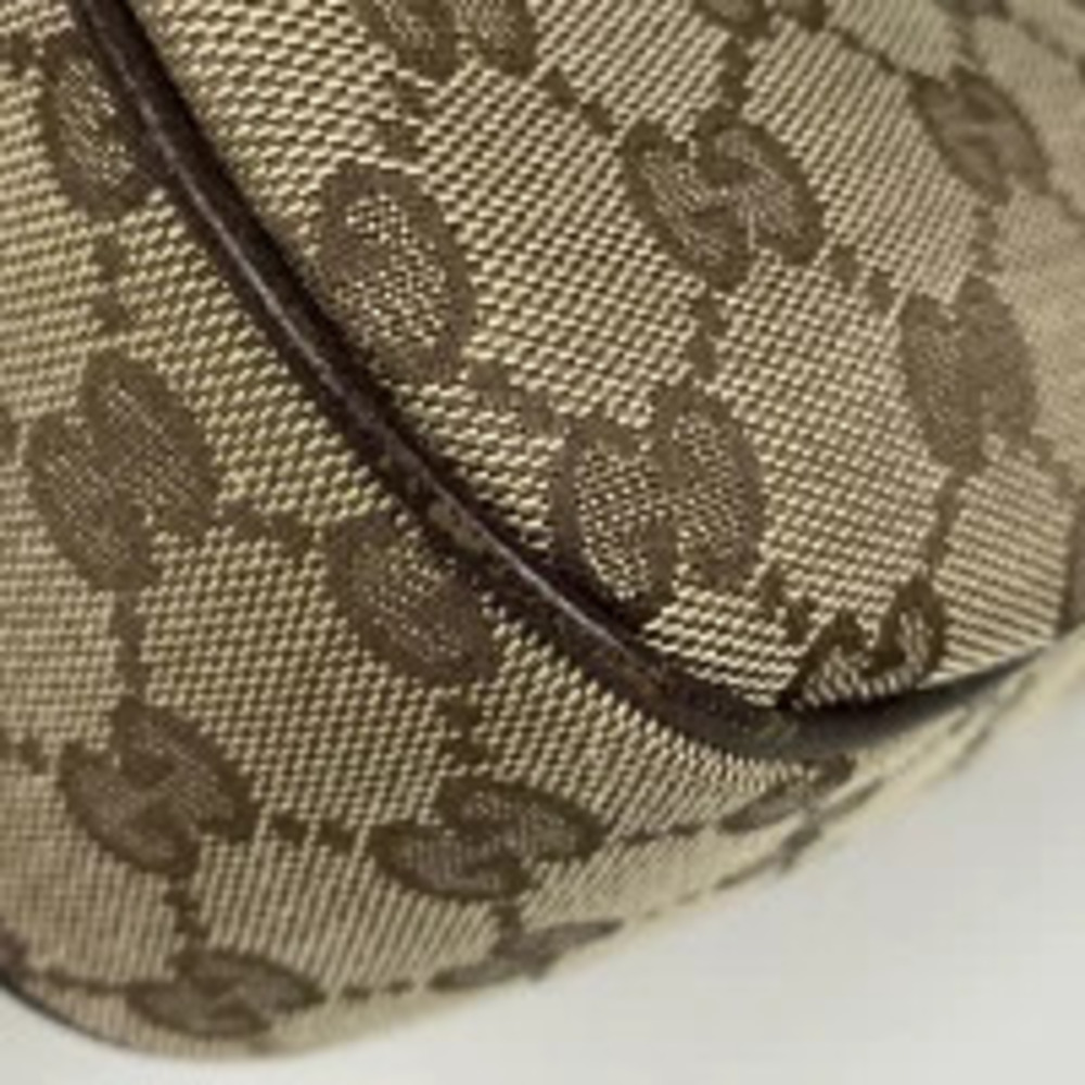 Gucci shoulder GG web beige brown bag Hobo Sherry canvas